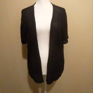 Mudd Black Open-Front Cardigan Sweater